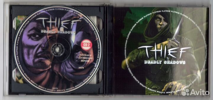 Thief: Deadly Shadows. 2 пк PC CD диск 2004