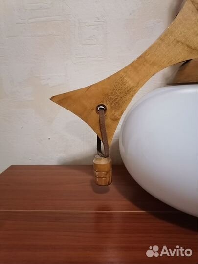 Винтажная Потолочная Люстра из дерева