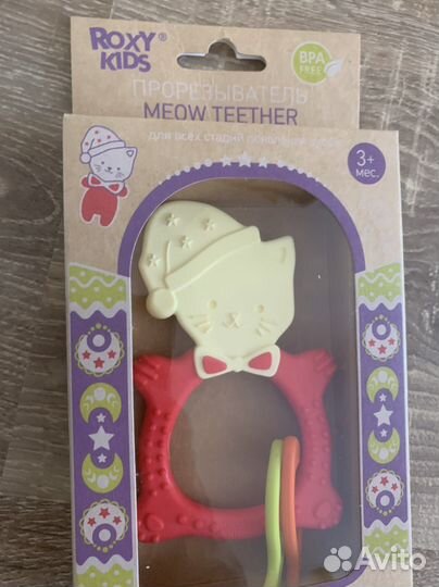 Прорезыватель для зубов roxy kids