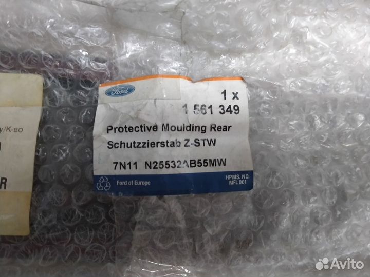 Молдинг задней правой двери ford fusion