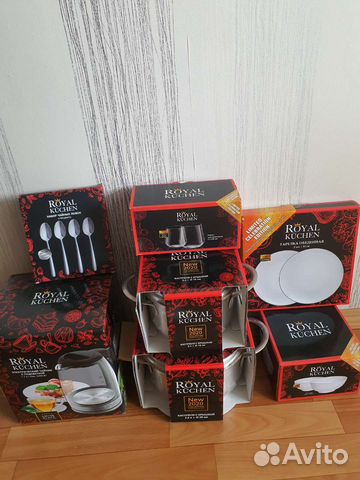 Наборы посуды, кастрюли, сковорода royal kuchen