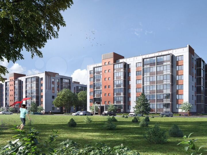 Квартира-студия, 26,3 м², 4/6 эт.