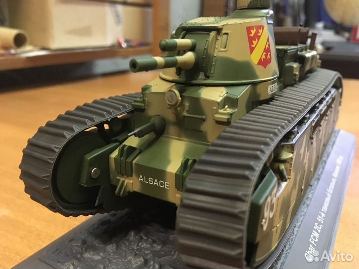 Модель танка Char 2C (Франция) масш.1:43