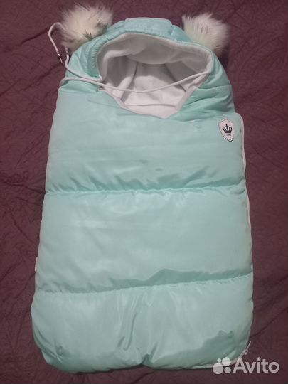 Конверт для новорожденного зима