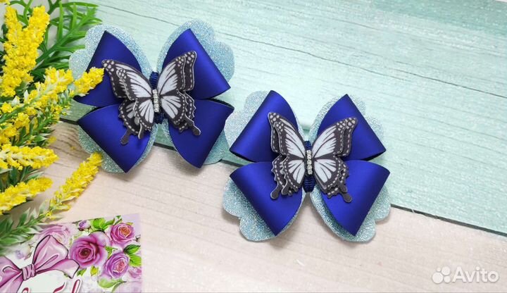 Бантики весенние с бабочками
