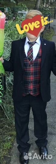 Школьная форма темно синяя 140-146