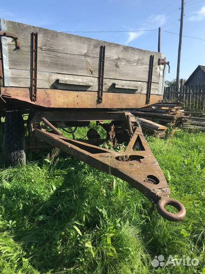 Прицеп бортовой ЗИЛ ГКБ-817, 1985