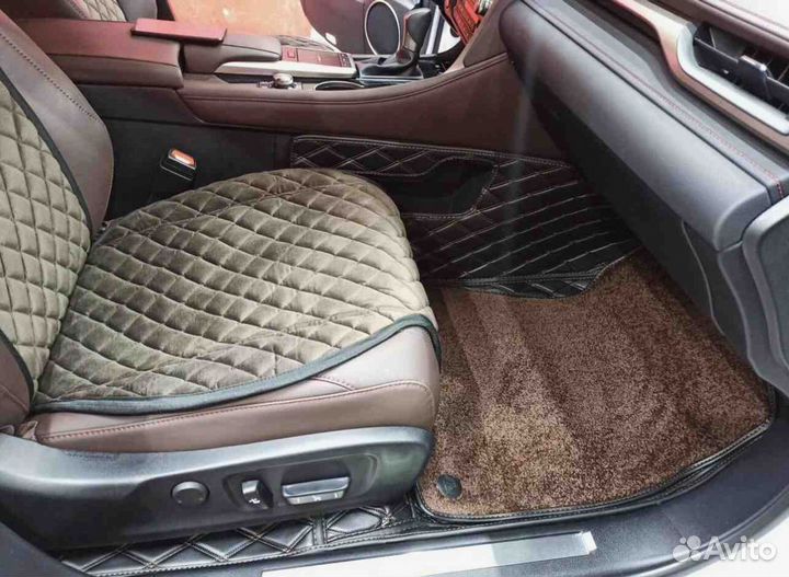 3Д коврики из экокожи lexus RX 4