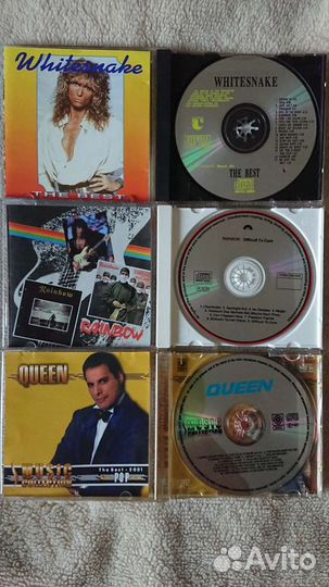 CD диски. Старый добрый рок
