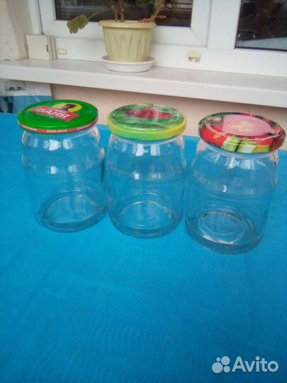 Банки стеклянные 0.7 и 0.5 литра