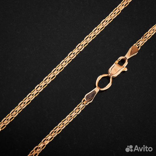 Цепь Двойной Бисмарк с алмазной гранью