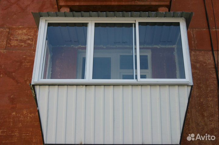 Балкон остекление под ключ в рассрочку