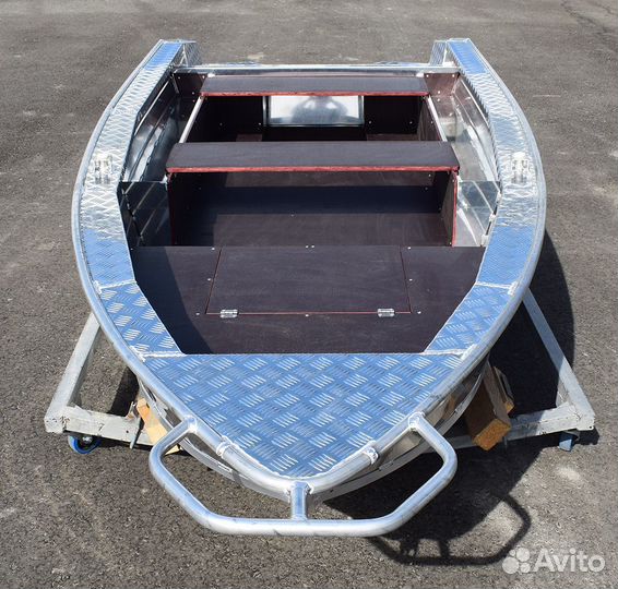 Новая моторная лодка Wyatboat 390Р алюминиевая