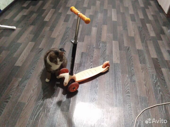 Самокат детский трехколесный бу