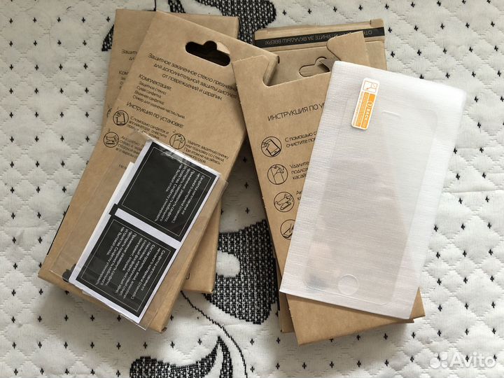 Стекло защитное iPhone 5, 5S, SE