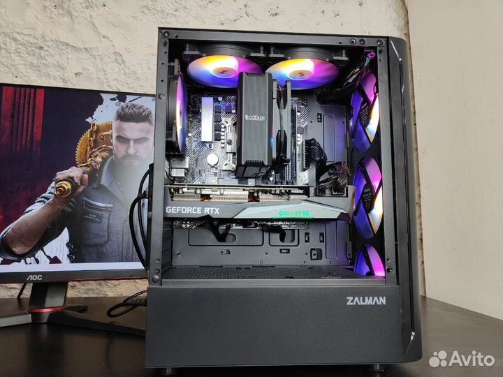 Игровой пк Ryzen 5 3600 + rtx 3070 с гарантией
