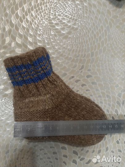 Носки детские вязаные ручной работы