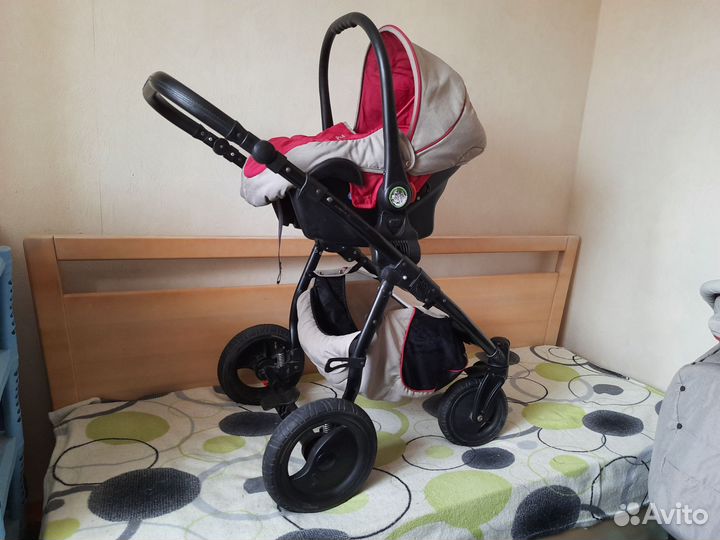 Коляска 3 в 1 для девочки