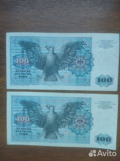 Немецкие марки 1970х годов