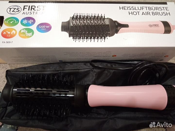Фен-щетка с подачей горячего воздуха