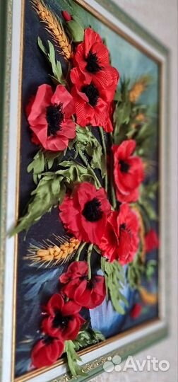 Картина Вышивка лентами