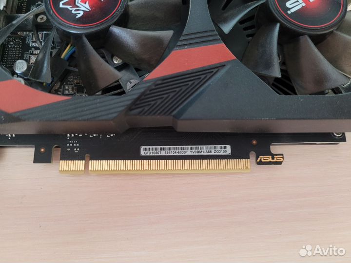 Видеокарта asus GeForce GTX 1050Ti Cerberus