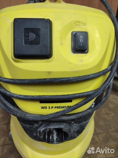 Строительный пылесос karcher wd 3 premium