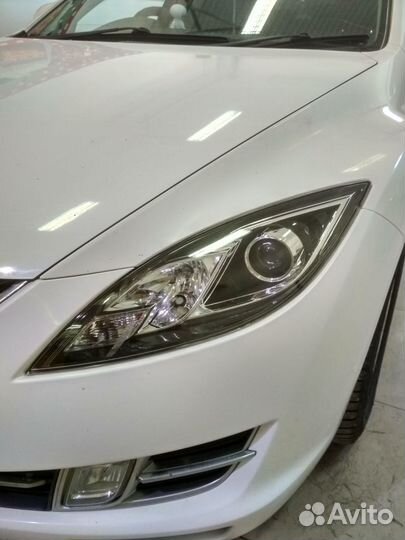 Mazda Atenza замена ламп + полировка