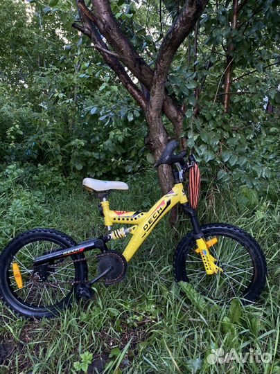 Детский велосипед двухподвесный