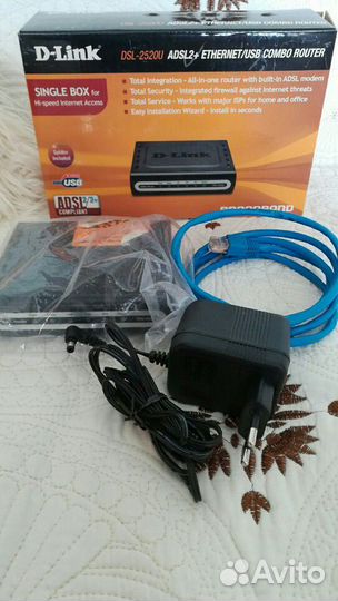 Adsl Router D-Link DSL-2520U