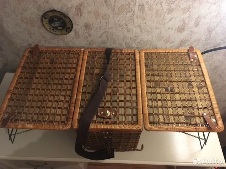 Корзина для пикника с набором посуды