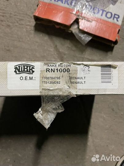 Тормозные диски renault