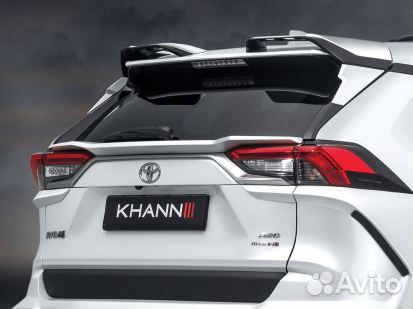 Спойлер khann нижней кромки стекла Toyota RAV4 50