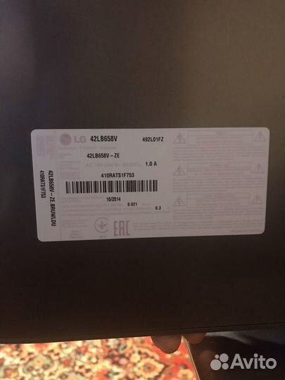 Телевизор LG42LB658V запчасти