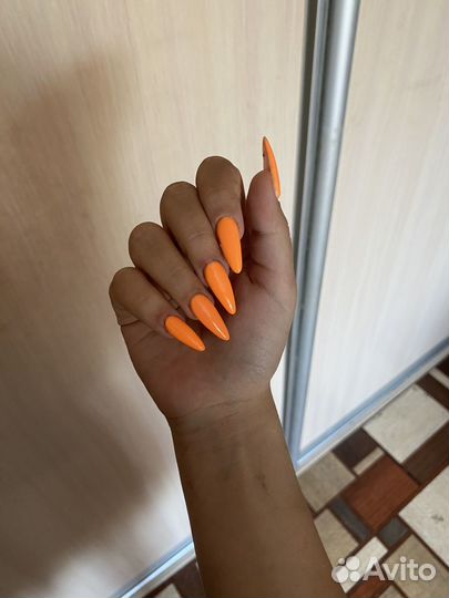 Маникюр наращивание ногтей