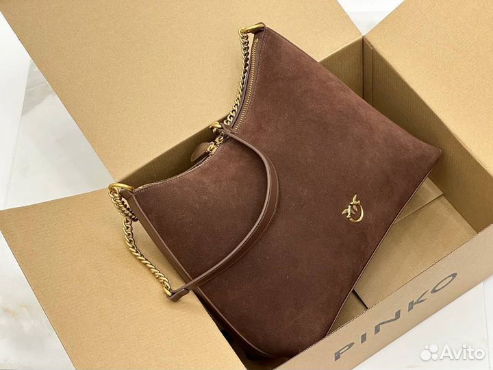 Сумка женская Pinko замшевая