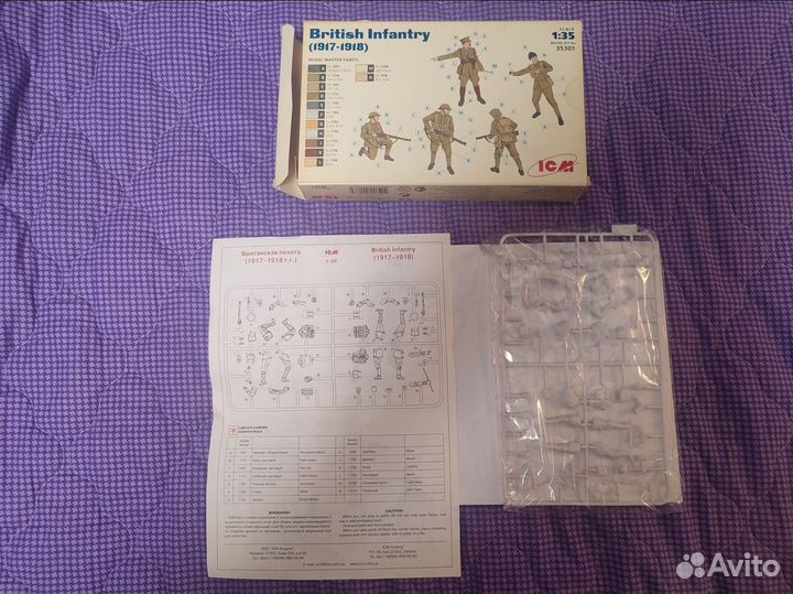 Солдатики ICM British Infantry 1917-1918
