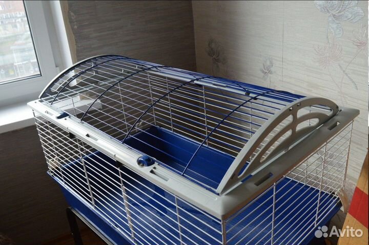 Клетка для морских свинок на колёсиках 