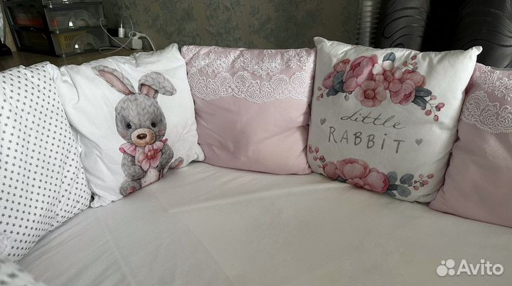 Милые Бортики в детскую кроватку