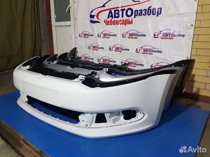 Бампер передний VW polo sedan 10-2015г