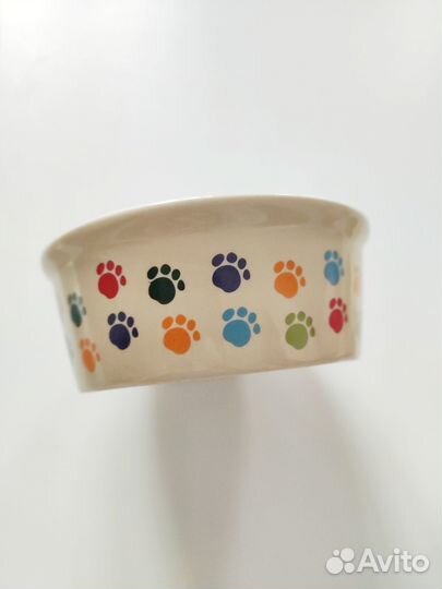 Миска керамика Fidos Diner новая Англия для собак