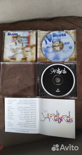 CD диски: The Yardbirds, Atomic Rooster, Blues