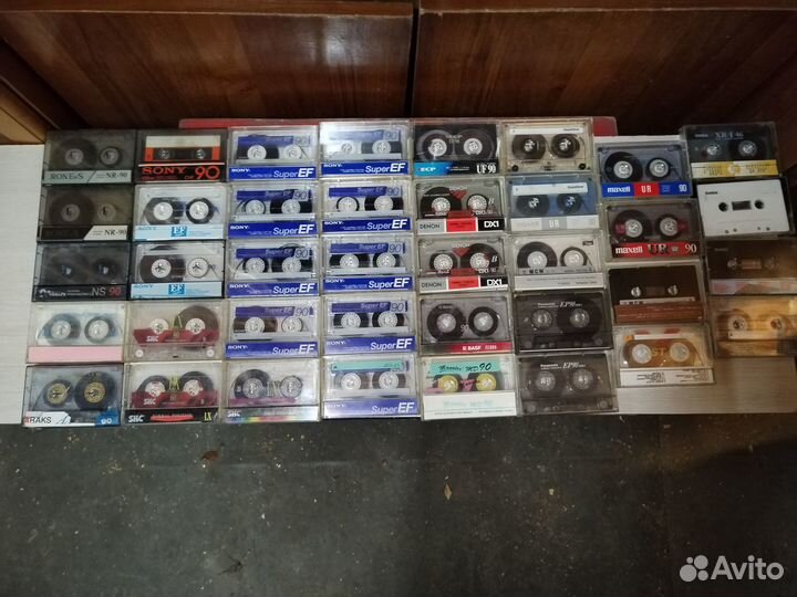 Кассеты. Винтаж. Сони. Басф. Денон