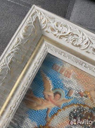 Икона Владимирской Божьей Матери бисер