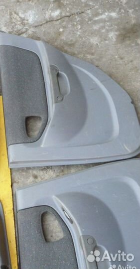 Обшивки задних дверей hyundai accent