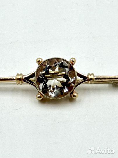 Серебряная брошь