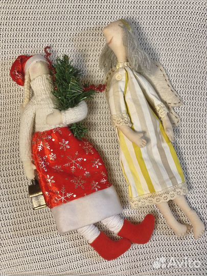 Интерьерная кукла тильда ручная работа