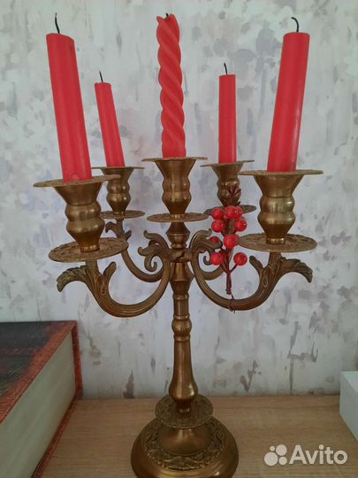 Подсвечник бронза СССР