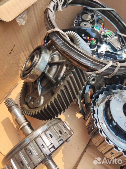 Внутренности вариатора Nissan tiida