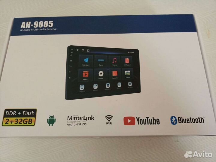 Автомагнитола 9 дюймов 2din 2/32 Гб